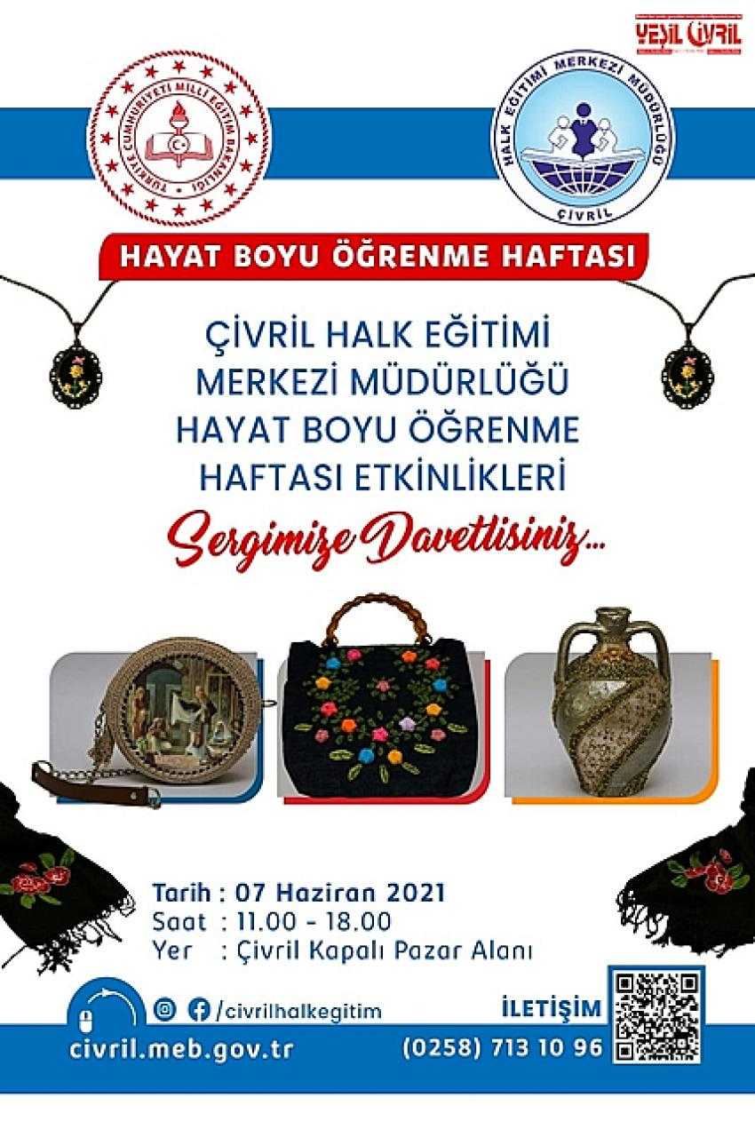 ÇİVRİL HALK EĞİTİM MERKEZİ YILSONU SERGİSİ AÇIYOR