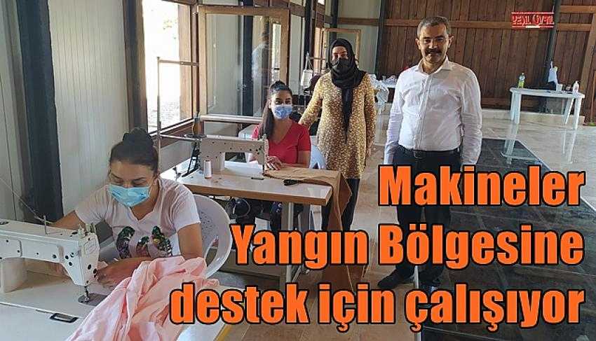 KURSİYERLER YANGIN BÖLGESİ İÇİN ÇALIŞIYOR