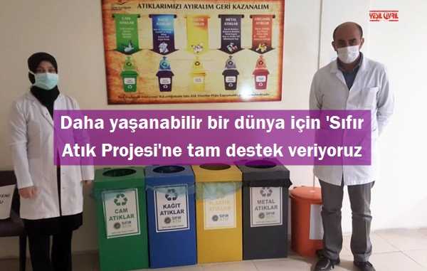 ÇİVRİL DEVLET HASTANESİ SIFIR ATIK BELGESİ ALDI
