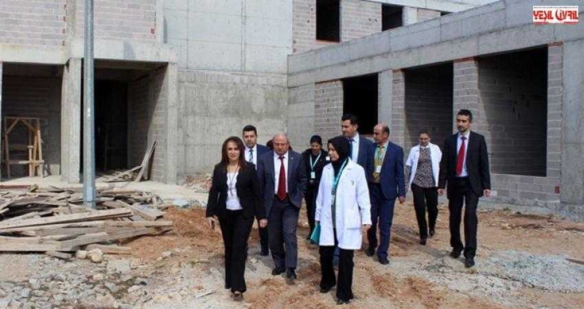 SAĞLIK MÜDÜRÜ ÖZTÜRK DİŞ HASTANESİNDE İNCELEMELERDE BULUNDU