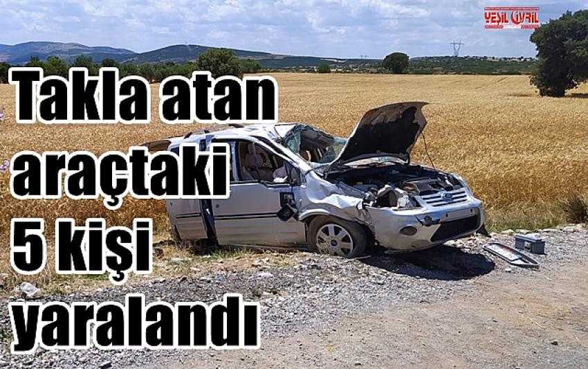 İĞDİR RAMPASINDAKİ KAZADA 5 KİŞİ YARALANDI