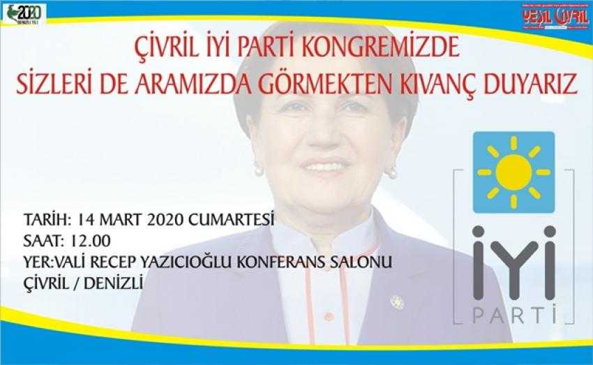 İYİ PARTİ ÇİVRİL TEŞKİLATI KONGRE'YE HAZIRLANIYOR