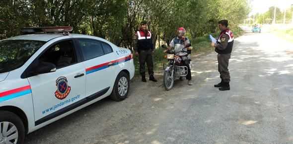 JANDARMADAN MOTOSİKLET UYGULAMASI