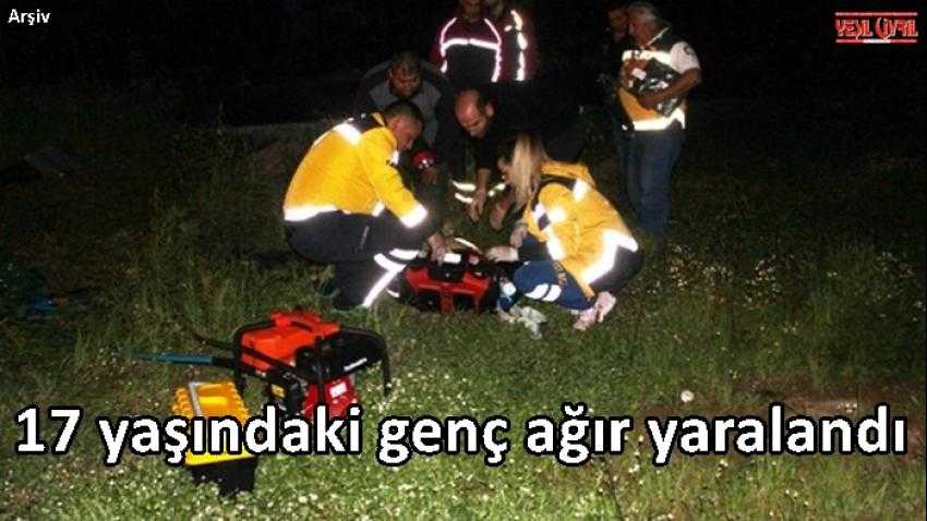 17 YAŞINDAKİ GENCE ÇARPTI