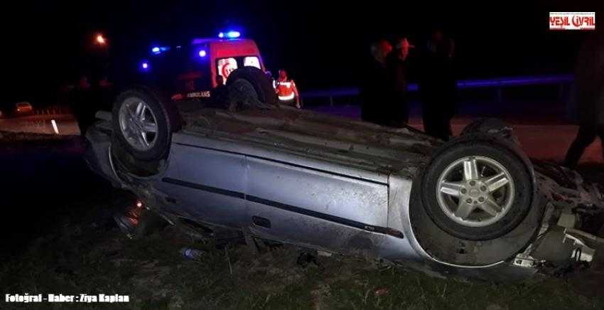 DENİZLİ YOLUNDA KAZA:2 YARALI