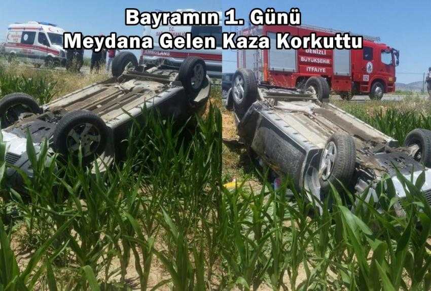 YAMANLARDAKİ KAZA KORKUTTU