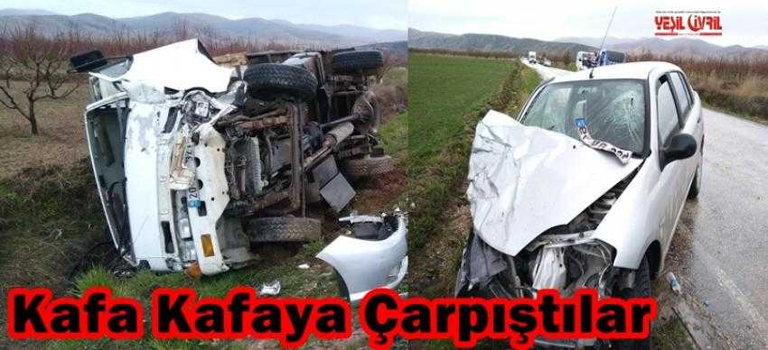 PAZAR DÖNÜŞÜ KAZA 4 YARALI