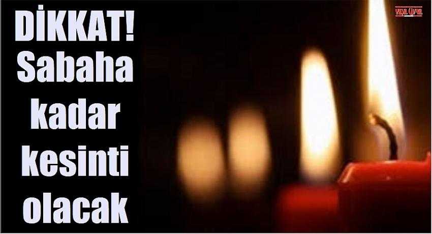 GECE YARISINDAN SONRA KESİNTİ VAR