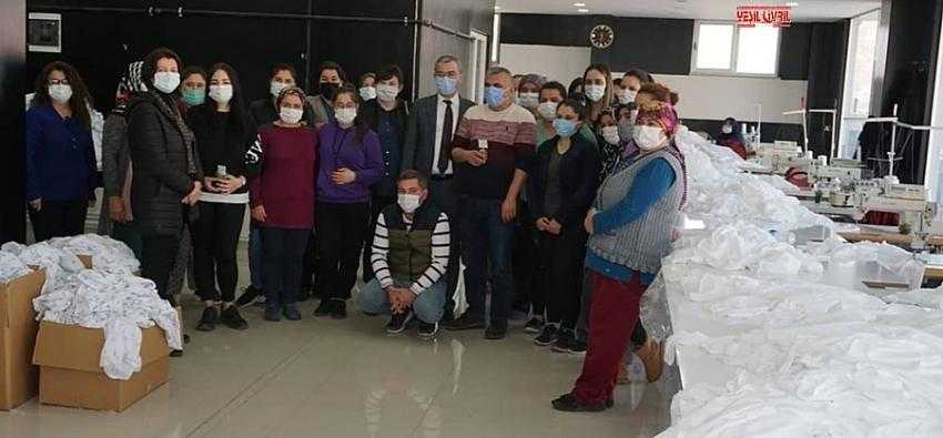 BAŞKAN ÇALIŞAN KADINLARI UNUTMADI