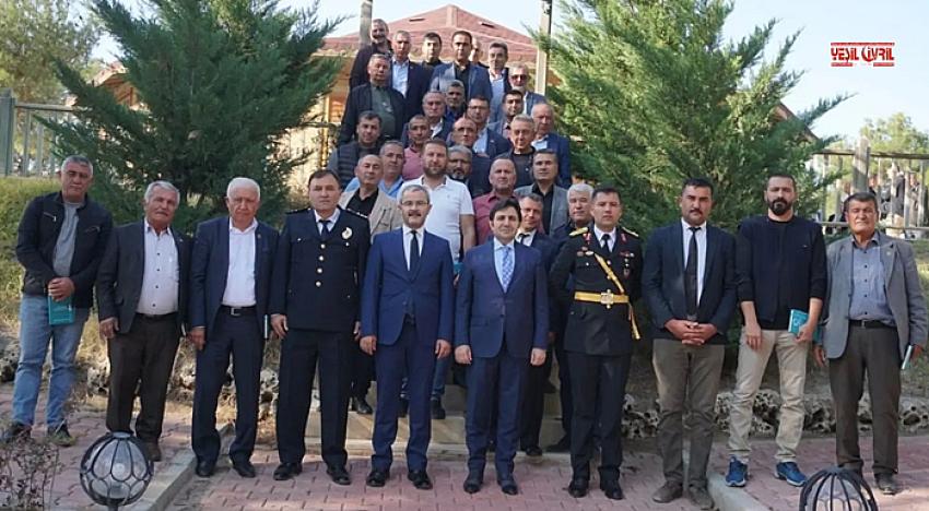 MUHTARLAR YEMEKTE BİR ARAYA GELDİ