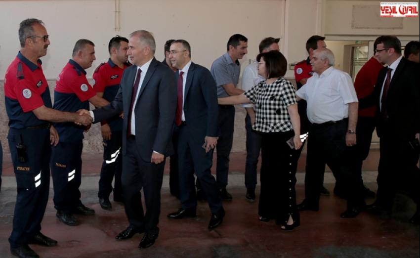 ZOLAN, BELEDİYE PERSONELİYLE BAYRAMLAŞTI