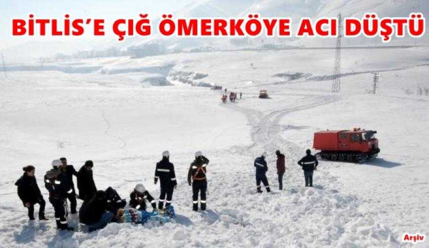 BİTLİS’E ÇIĞ ÇİVRİL'E ACI DÜŞTÜ