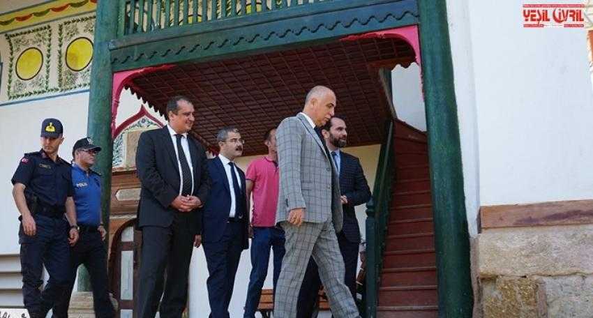 VALİ HASAN KARAHAN ÇİVRİL’İ ZİYARET ETTİ