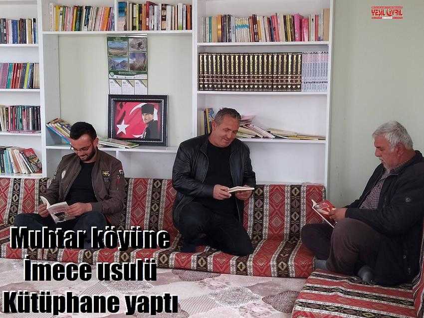 KÜTÜPHANE TAMAMLANDI SIRA SAĞLIK OCAĞINDA
