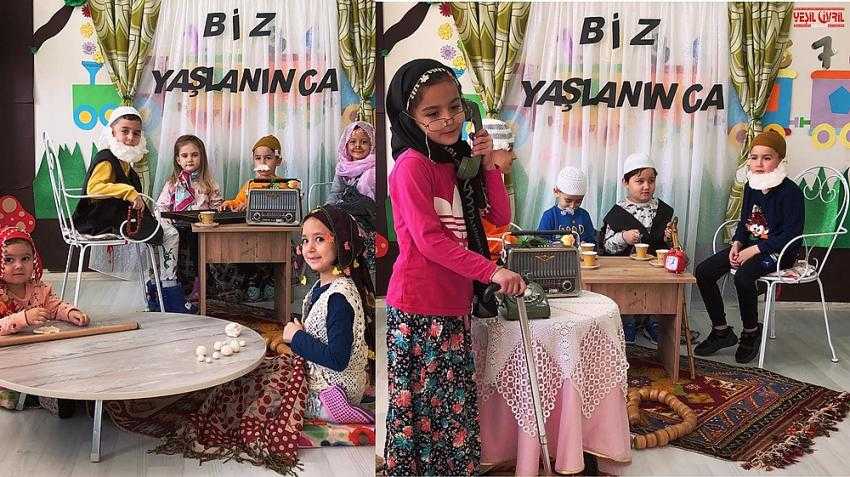 NİNE –DEDE OLDULAR YAŞLILAR HAFTASINI KUTLADILAR