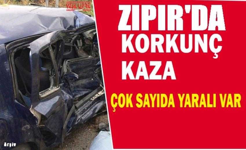 ZIPIR'DA TRAFİK KAZASI. ÇOK SAYIDA YARALI VAR